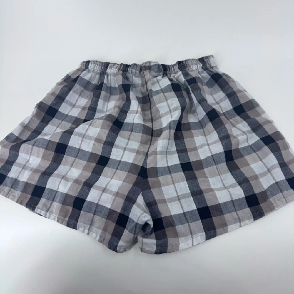 Sohow1 Plaid Boxers‎ - Black, Gray, Brown